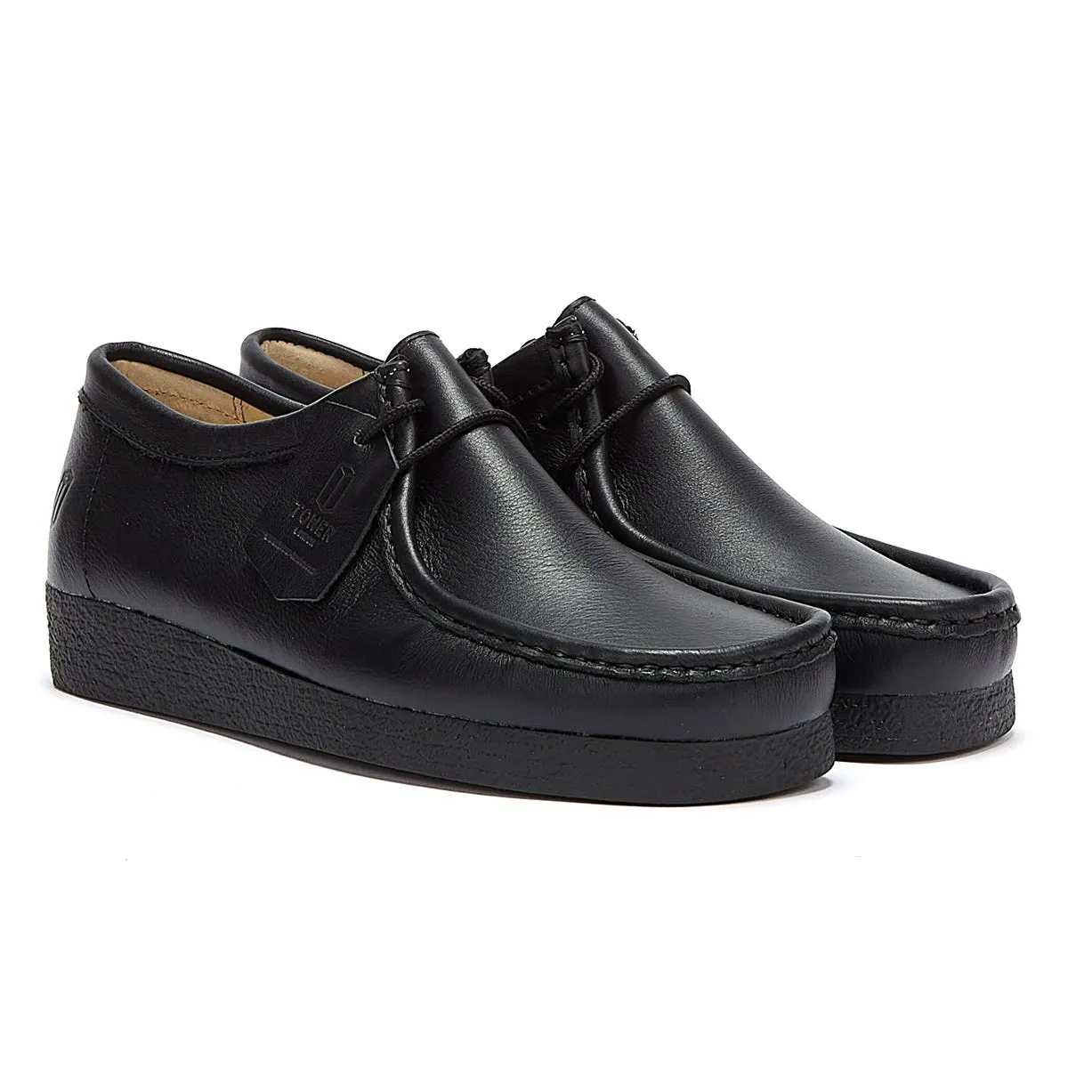 TOWER London Apache Black Nappa Shoes