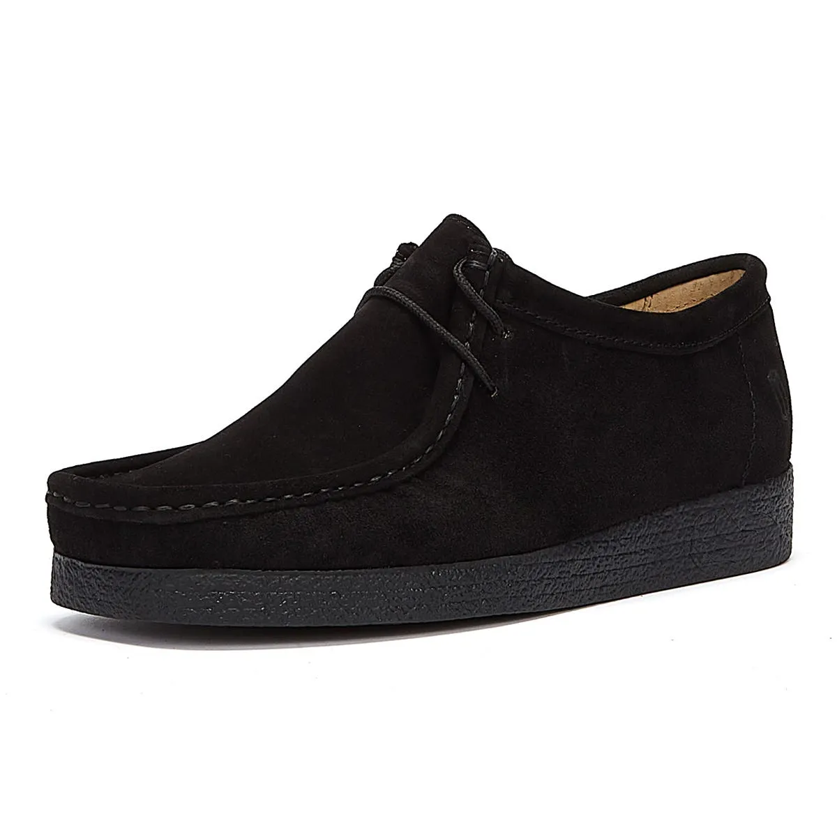 TOWER London Apache Black Suede Shoes