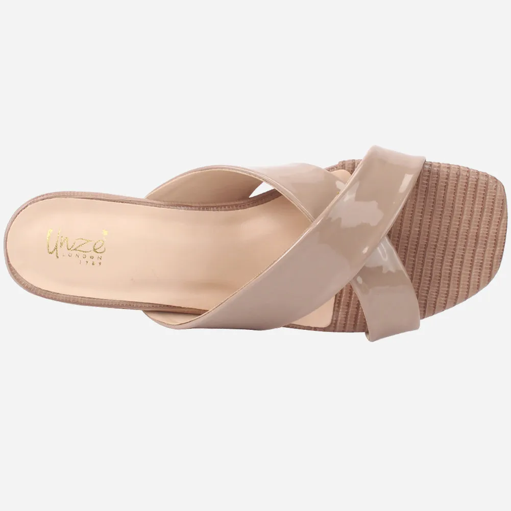 Womens "ZUHAI" Shimmery Everyday Slip-ons Shoes